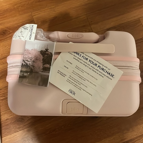 BEIS Bags Last One Beis Carry On 2 Suitcase In Sakura Pink Poshmark